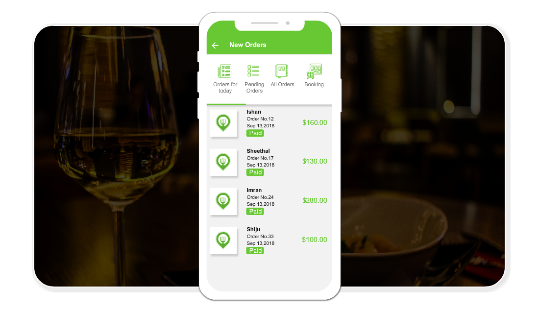 Restaurant food Delivery app